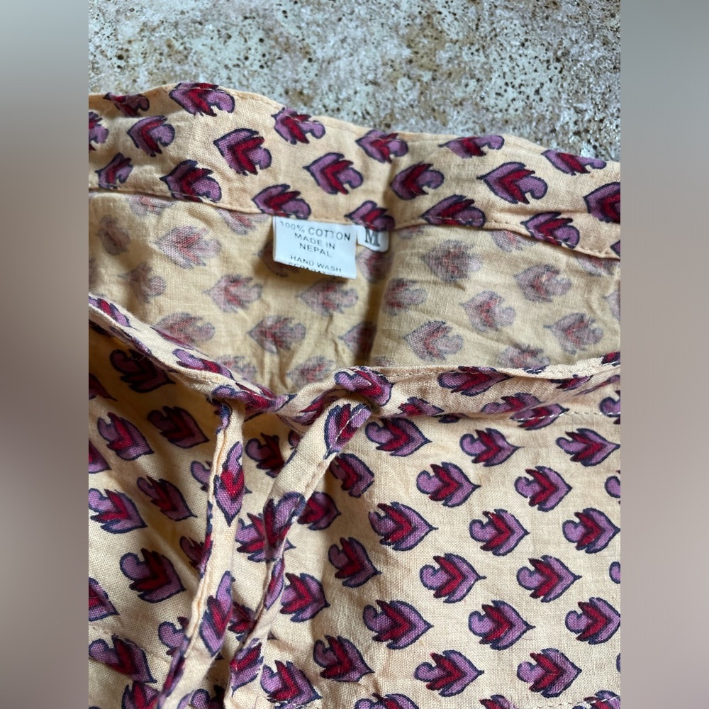 Patterned Cropped Pants - image 2